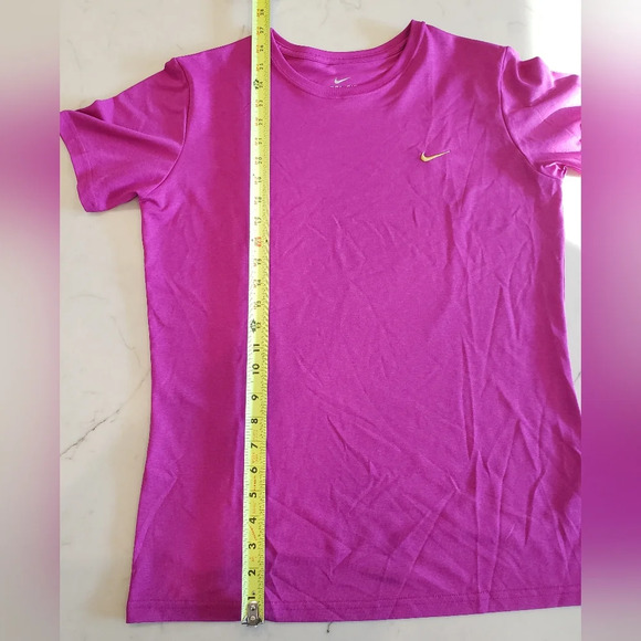 3 Dri-Fit Nike Tees Women Large Pink Magenta Purple Green - Picture 5 of 13